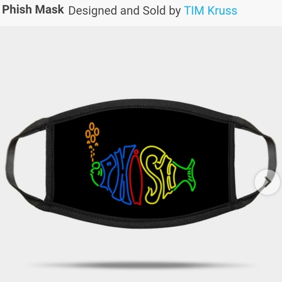 PHISH ROCK BAND ARTIST DESIGNED MASK - Picture 2 of 6